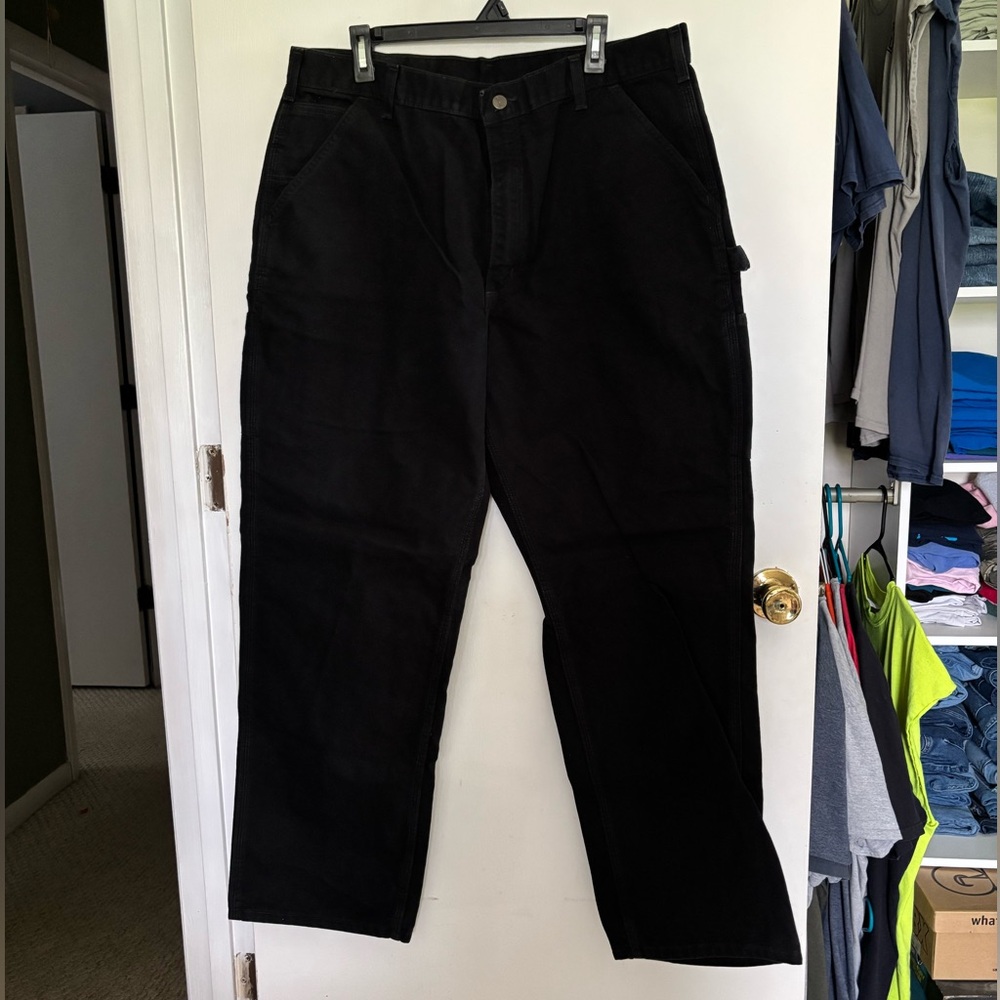 Carhartt Black Corduroy Pants Relaxed Fit